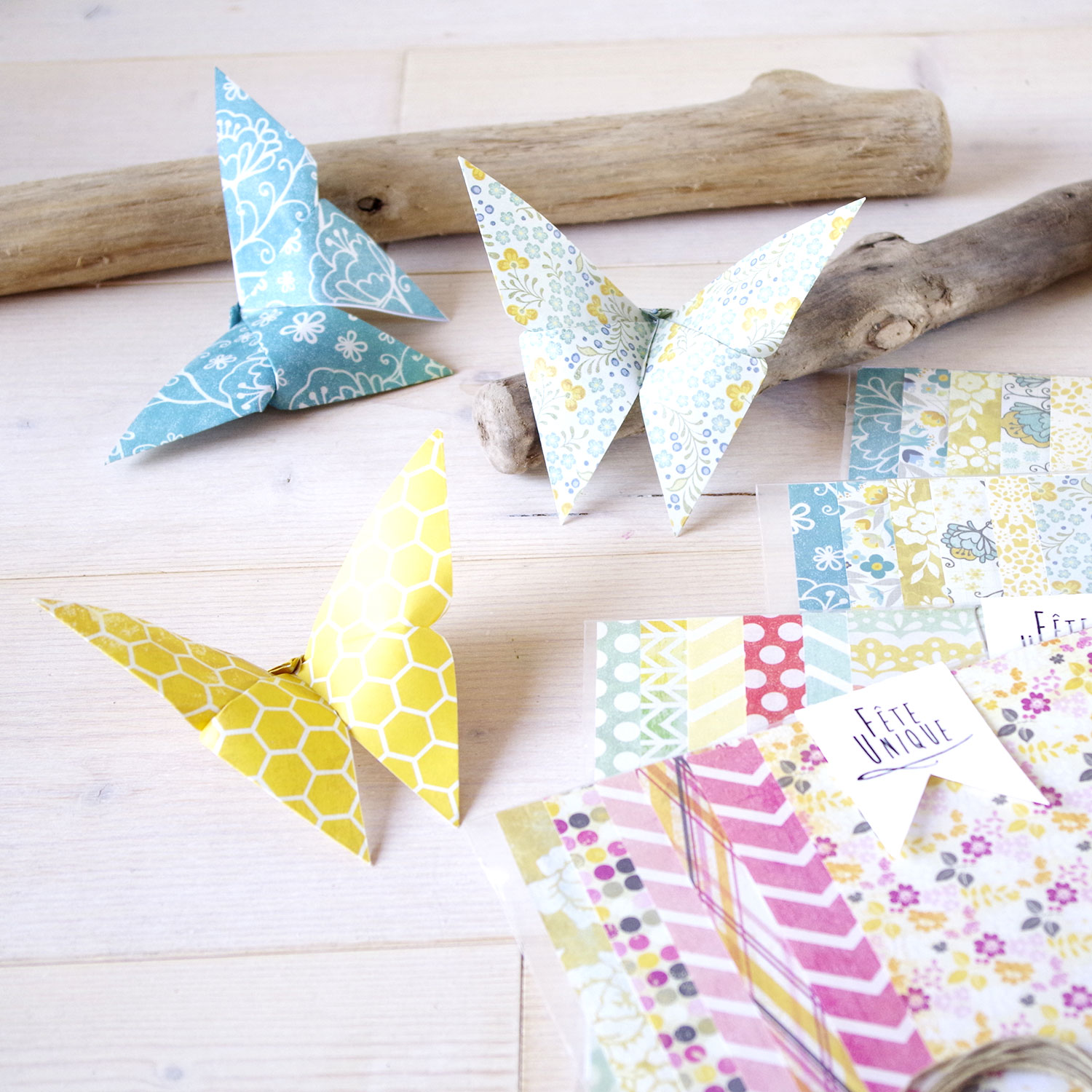 Diy Ma Guirlande De Papillon Origami Atelier Fete Unique