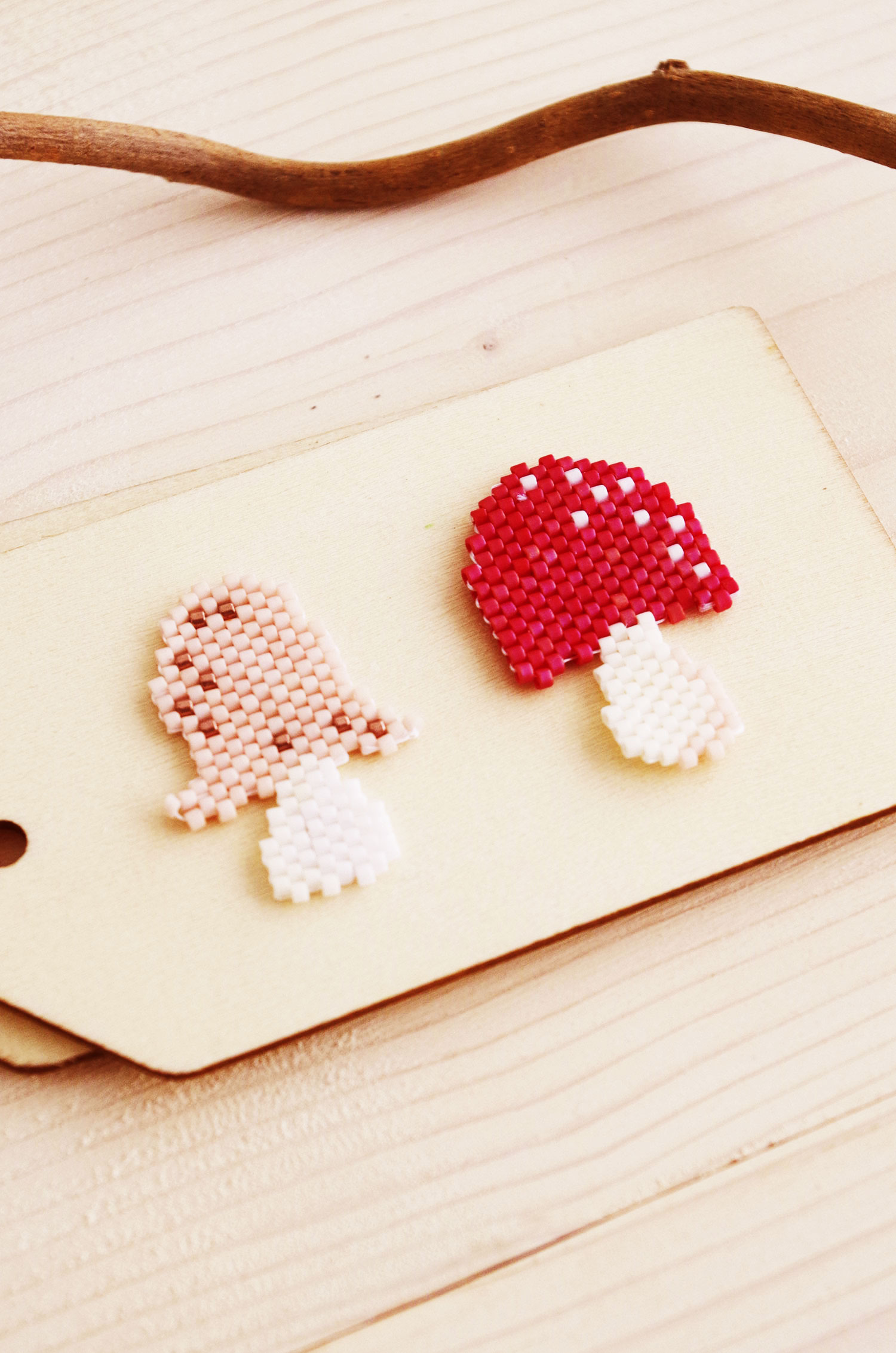 DIY – Mes champignons en Perle Miyuki