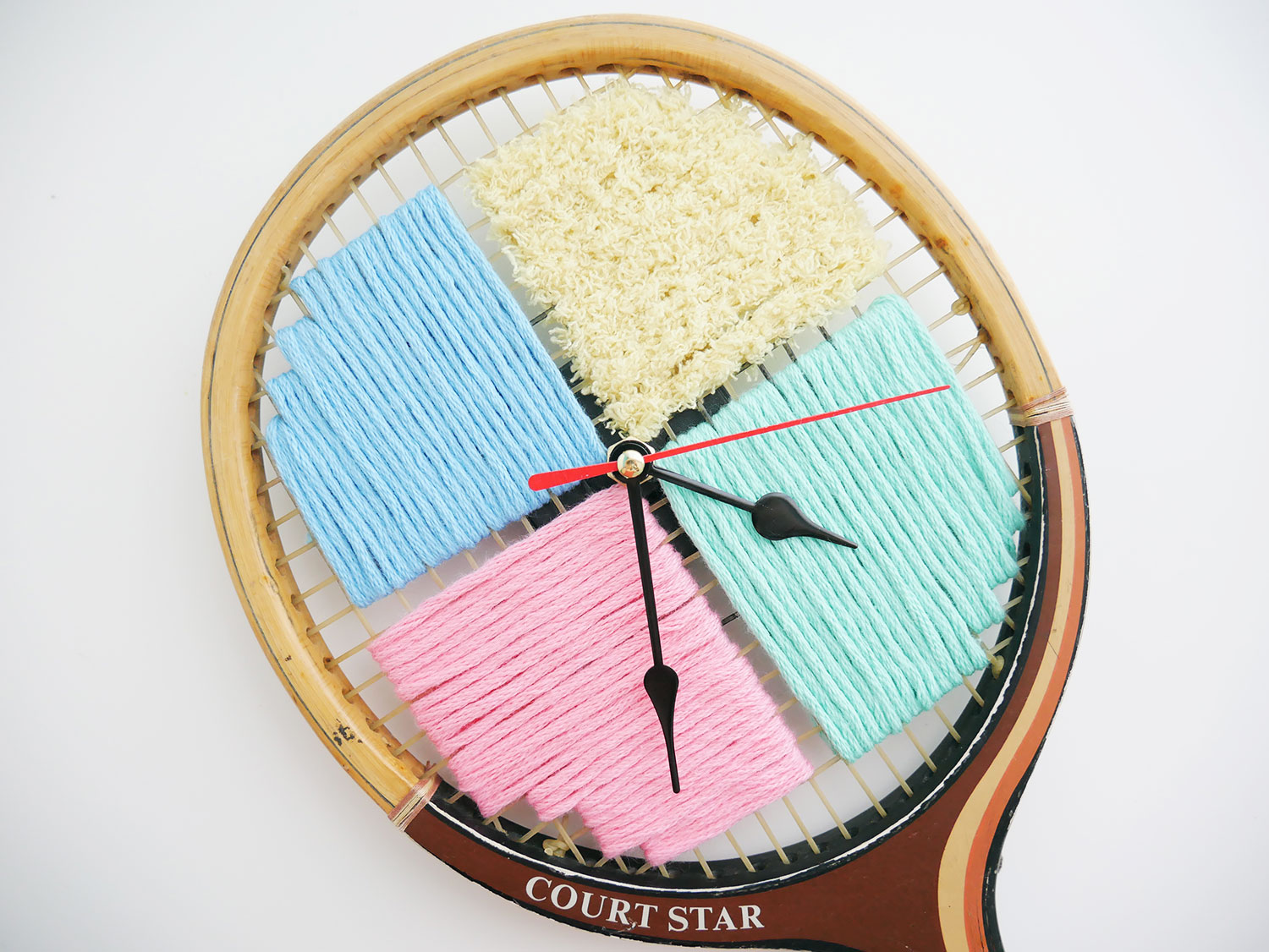 DIY-Raquette-N°3-L’horloge-Etape-N°5