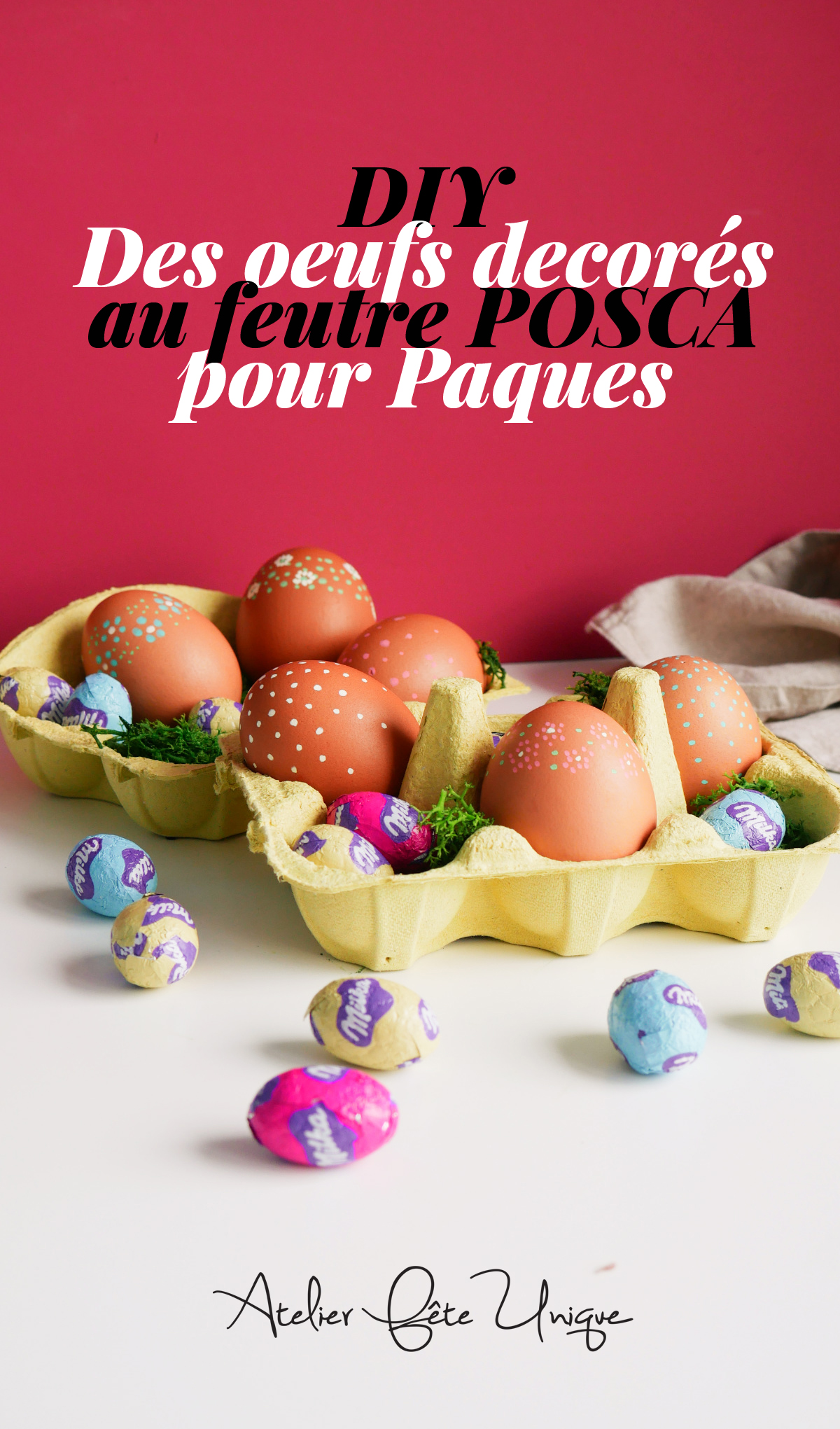 Des œufs décorés aux feutres Posca pour Pâques (5)